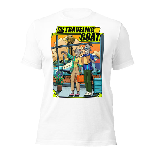 Traveling Goat Tee - White