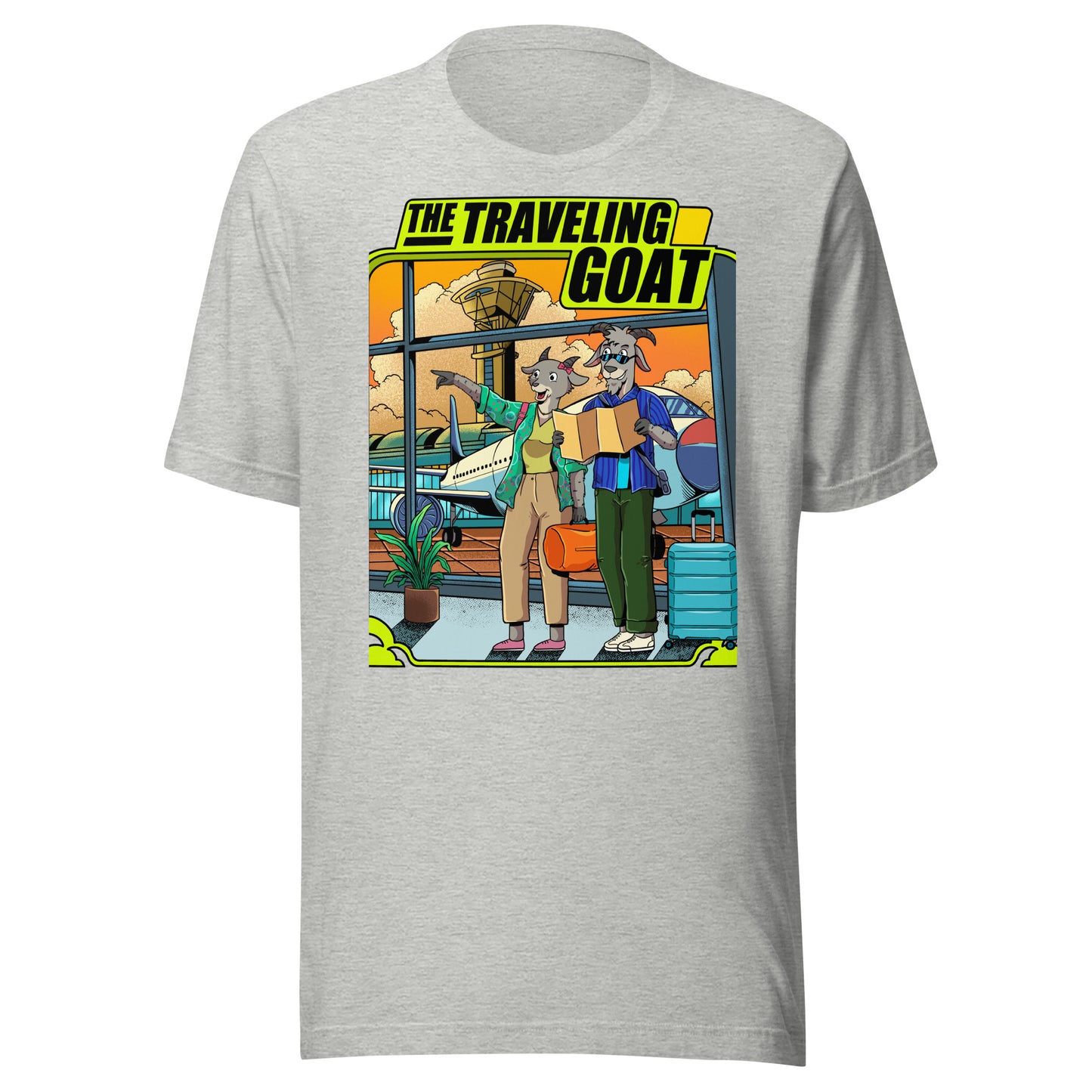 Traveling Goat Tee - White