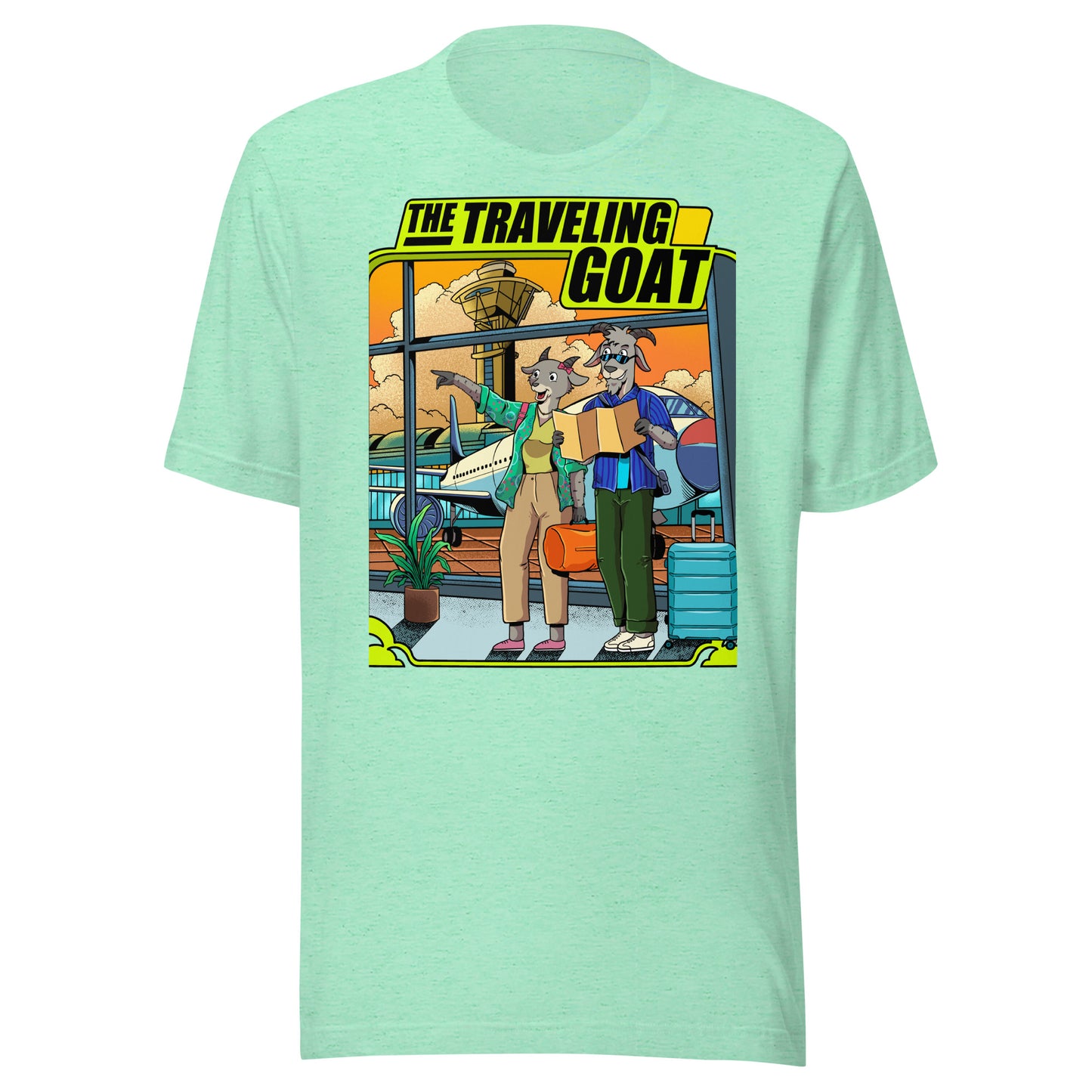 Traveling Goat Tee - White