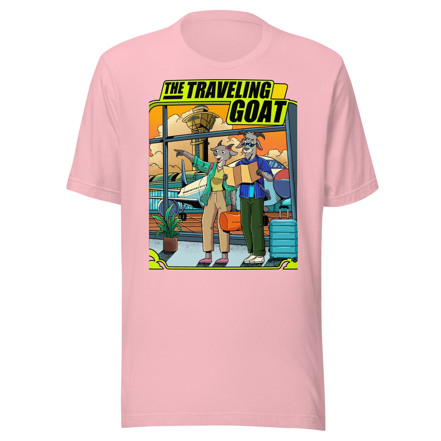 Traveling Goat Tee - White