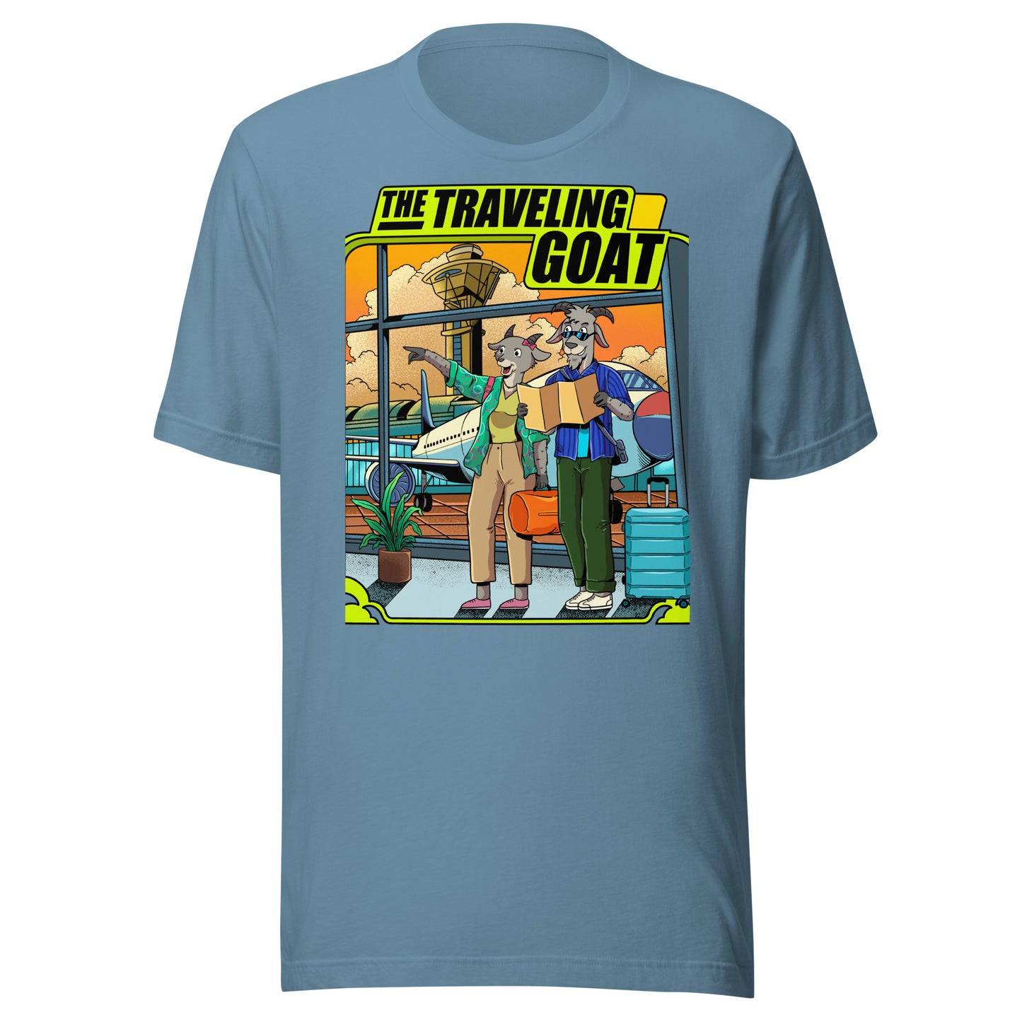 Traveling Goat Tee - White